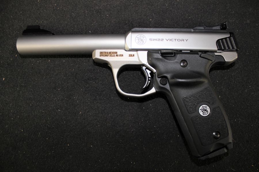 Smith & Wesson Victory 22lr Target 5.5” NEW Stainless 11536-img-2