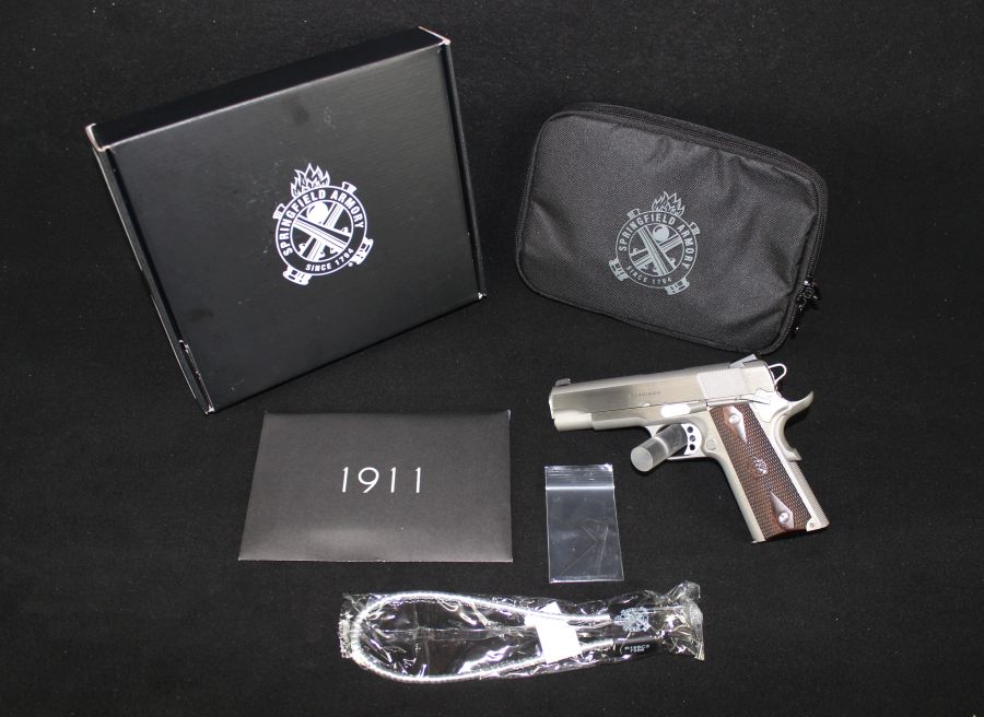 Springfield Garrison 1911 45 ACP 4.25” Stainless NEW PX9418S-img-0
