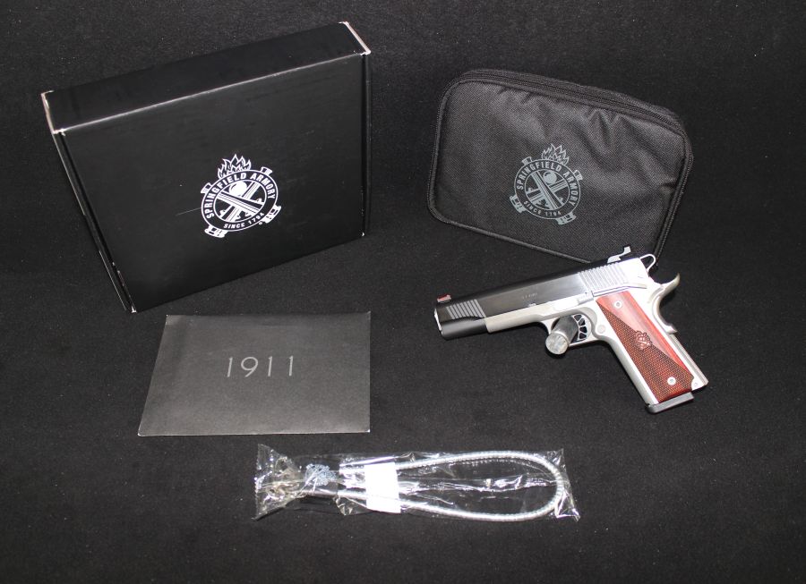 Springfield Ronin 1911 10mm Blued/Stainless 5” NEW PX9121L-img-0