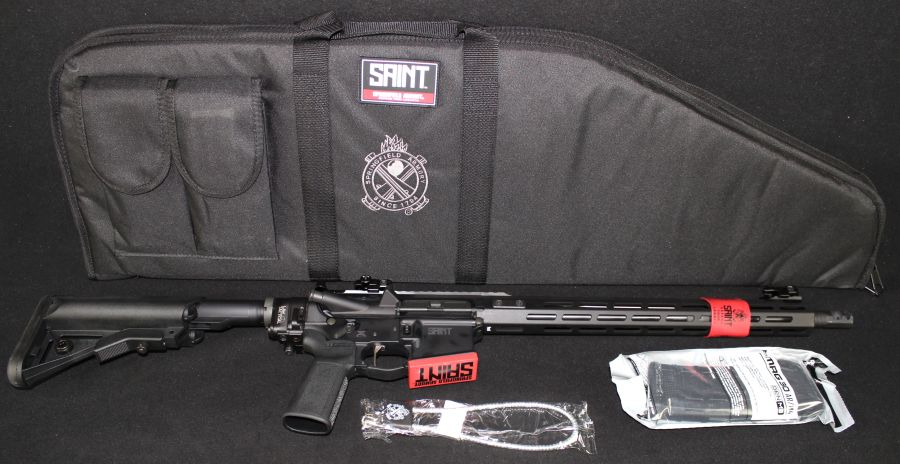 Springfield Saint Victor 5.56 NATO 16” Matte Black NEW STV916556BX-img-0