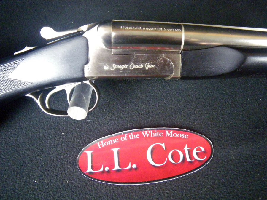 Stoeger Coach Gun Nickel 12ga 20" NEW 3" 31415-img-1