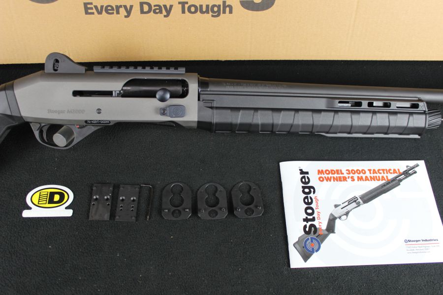 Stoeger M3000 Tactical 12ga 18.5" Tungsten Cerakote 3" NEW 36072-img-1