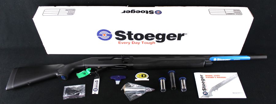 Stoeger M3500 Synthetic Matte Black 12ga 26” NEW 3.5" 36009-img-0