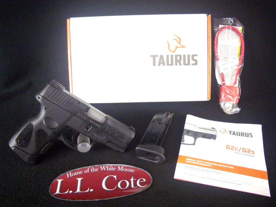Taurus G2C 9mm Matte Black 3.2" NEW 1-G2C931-12-img-0