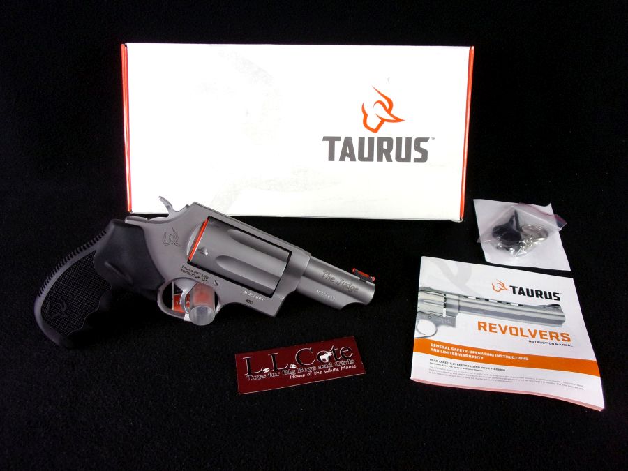 Taurus Judge 410ga/45colt 3" Stainless NEW 2-441039T-img-0