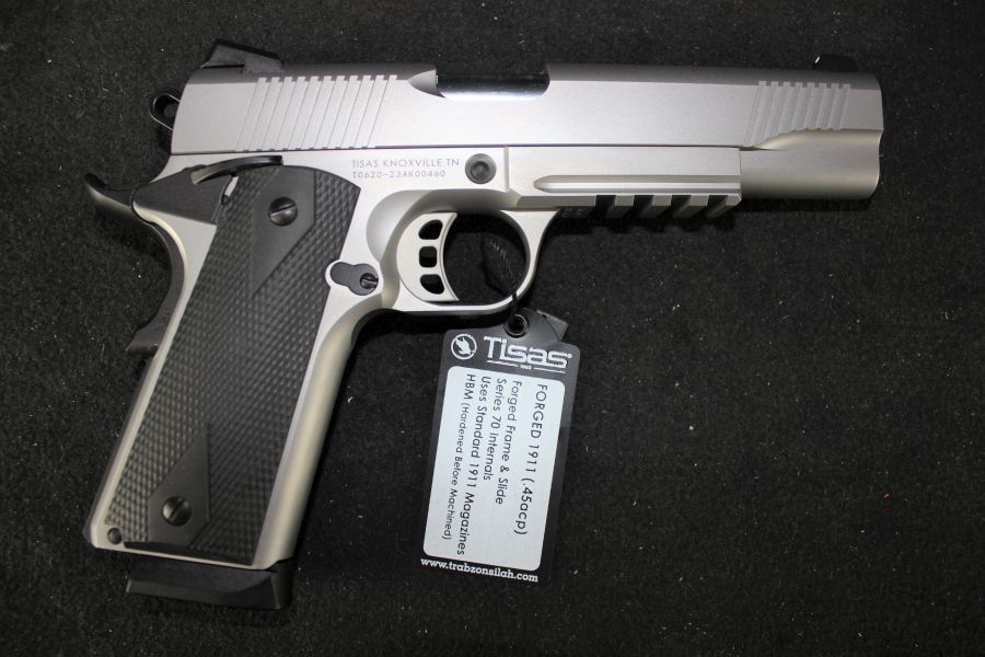Tisas 1911 Duty SS45R 45acp 5” Stainless NEW 10100533-img-1