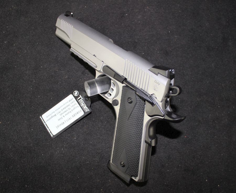 Tisas 1911 Duty SS45R 45acp 5” Stainless NEW 10100533-img-5