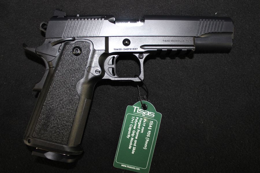 Tisas 1911 Duty Double Stack 9mm Black 5” NEW 12500002-img-1