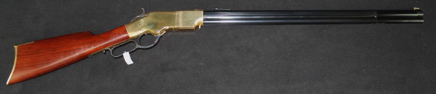Uberti 1860 Henry Rifle 44-40 Brass 24.5” Walnut NEW 342390-img-1