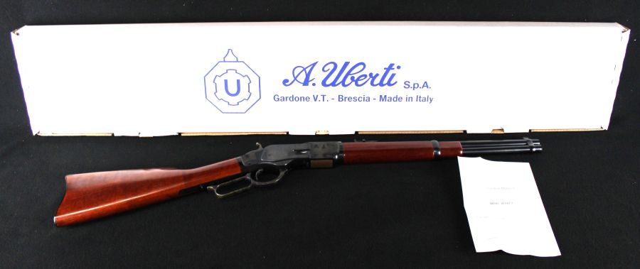 Uberti 1873 Trapper Carbine 357 Mag 16.125” Walnut NEW 342435-img-0