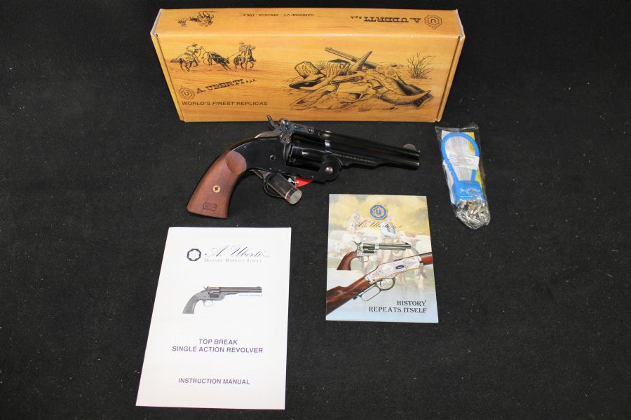 Uberti 1875 Top Break Revolver 45 Colt 5" NEW 348550-img-0