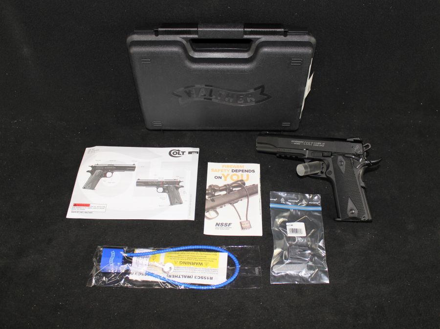 Walther Colt 1911 Rail Gun 22lr 5” Matte Black NEW 5170308-img-0