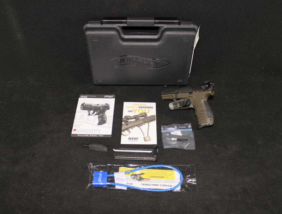 Walther P22 Q Military 22lr 3.42” OD Green NEW 5120715-img-0