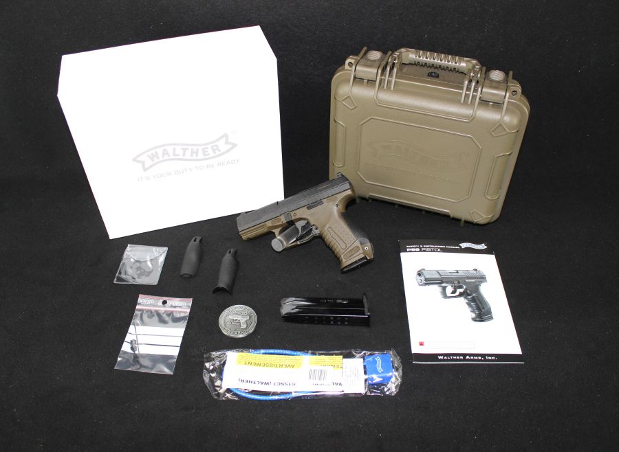 Walther P99 AS Final Edition 9mm OD Green 4” NEW 2874172-img-0