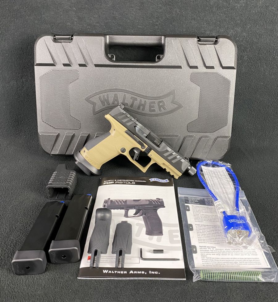 Walther Arms PDP Pro 9mm Compact Optic Ready FDE 4.6" SR NEW 2877520-img-0
