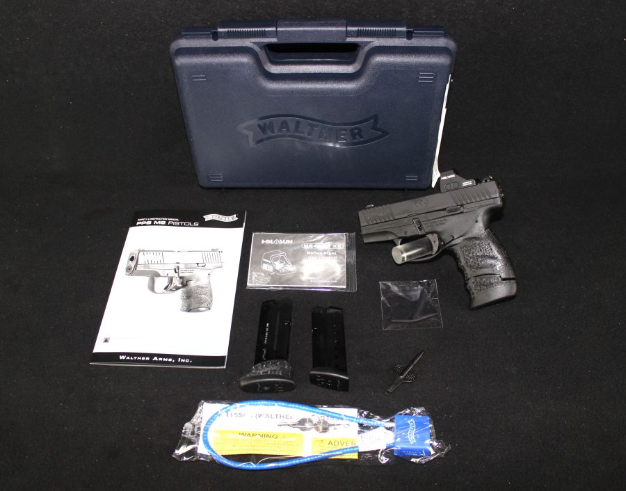 Walther PPS M2 9mm w/407K Optic Matte Black 3.2” NEW 2851113-img-0