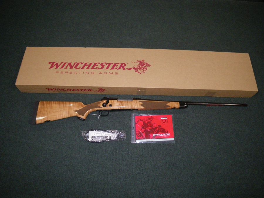 Winchester Model 70 Super Grade Maple 270 Win 24"-img-0