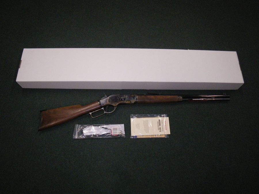 Winchester Model 1873 Short Rifle 357-38 20" NEW-img-0