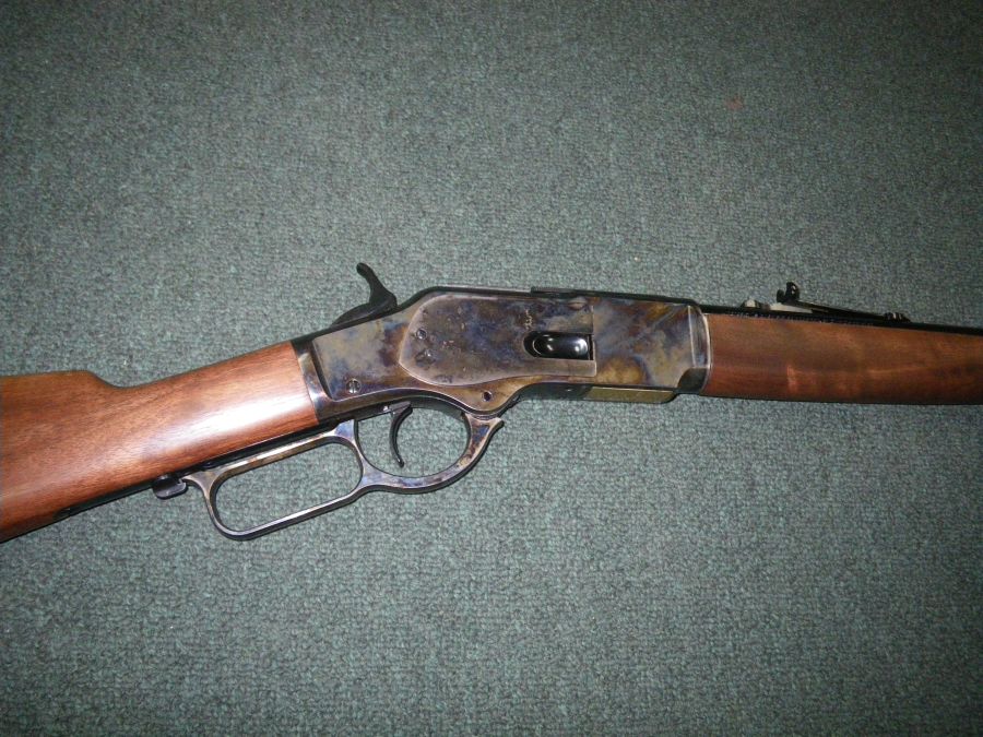 Winchester Model 1873 Short Rifle 357-38 20" NEW-img-1