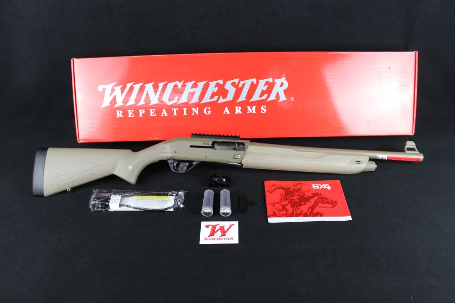 Winchester SX4 Defender FDE 12ga 18.5" NEW 3" 511319395-img-0