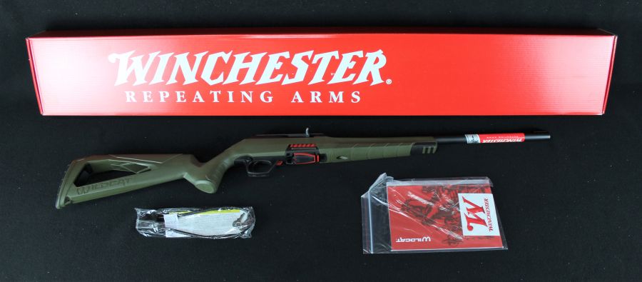 Winchester Wildcat OD Green 22lr 18” NEW 521139102-img-0