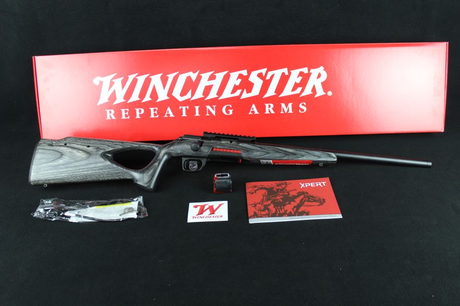 Winchester Xpert Thumbhole Target Gray SR 21 Sharp 18" NEW 5252271003-img-0